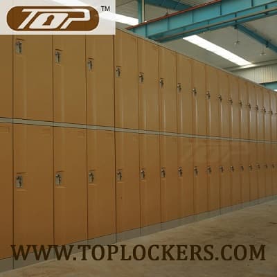 Double Tier ABS Plastic Cabinets_ Yellow Color